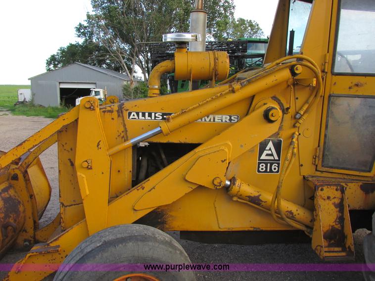 image for item I2505 1970 Allis Chalmers 816 backhoe