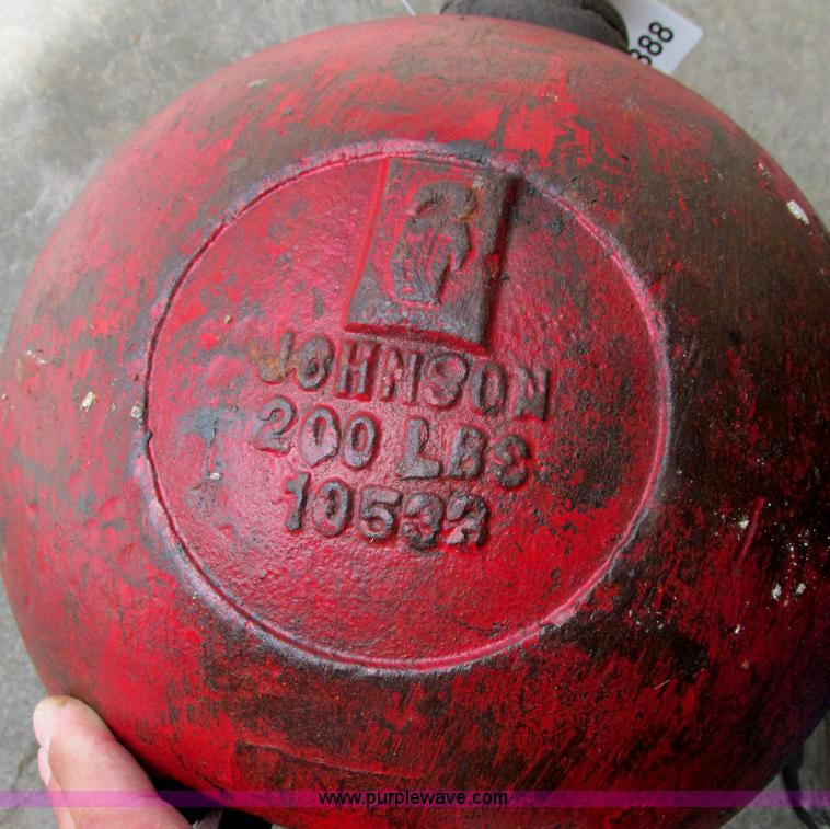 image for item I3888 Johnson 0B7EE200-4 headache ball