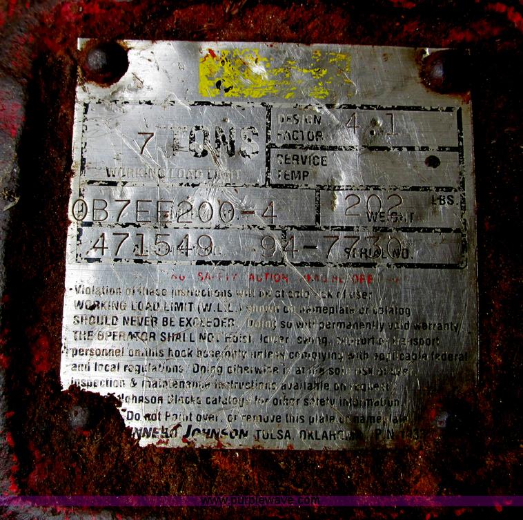 image for item I3888 Johnson 0B7EE200-4 headache ball