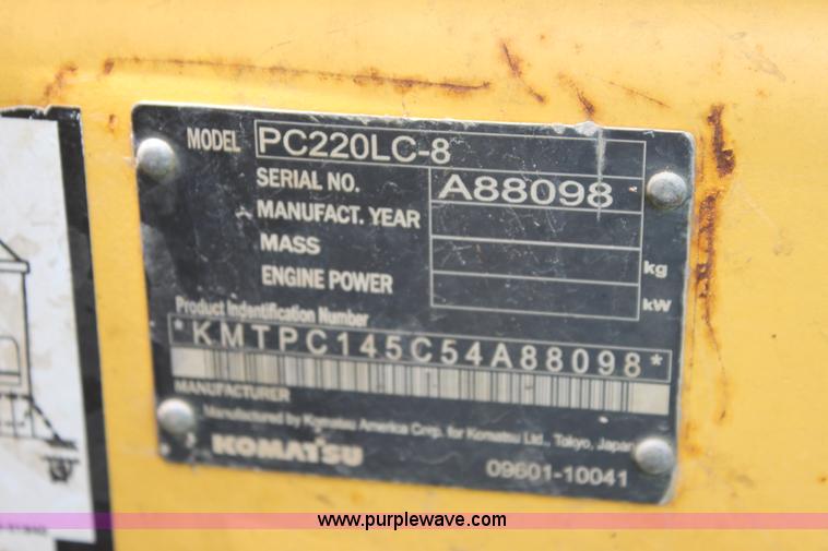 image for item I7315 2006 Komatsu PC220LC-8 excavator