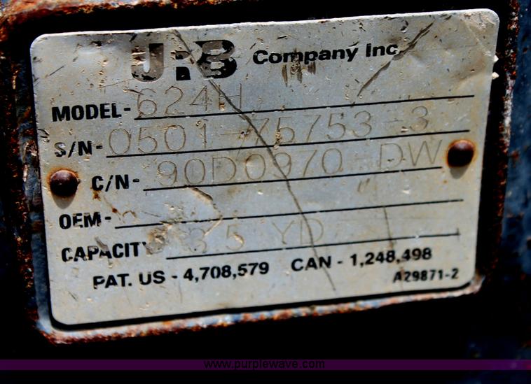 image for item I7316 2003 John Deere 624H wheel loader