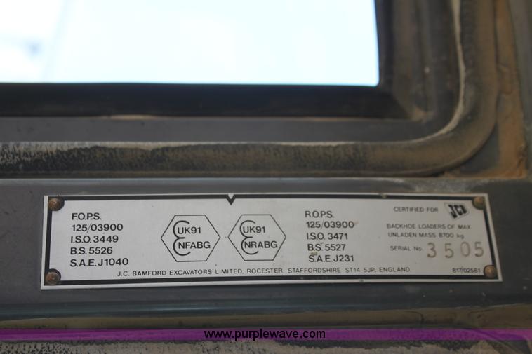 image for item I7318 1992 JCB 215S backhoe