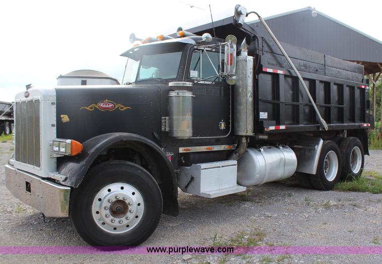image for item J1216 1990 Peterbilt 379 dump truck