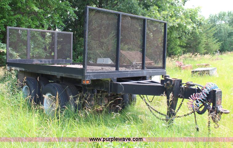 image for item J1243 1987 Shop built pup trailer