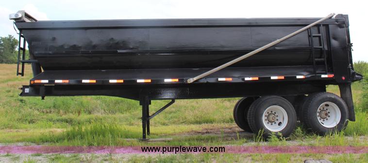 image for item J1247 2000 Dierzen barrel end dump trailer