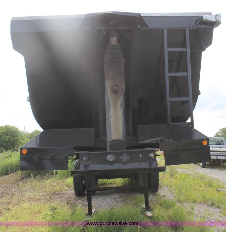 image for item J1247 2000 Dierzen barrel end dump trailer