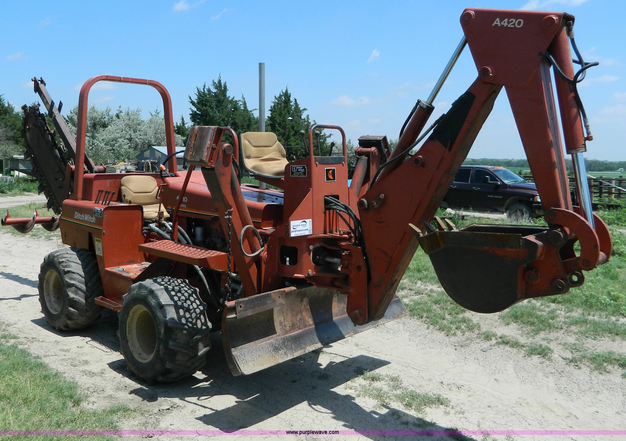 1983 Ditch Witch 4010 trencher in Phillipsburg, KS | Item H2454 sold