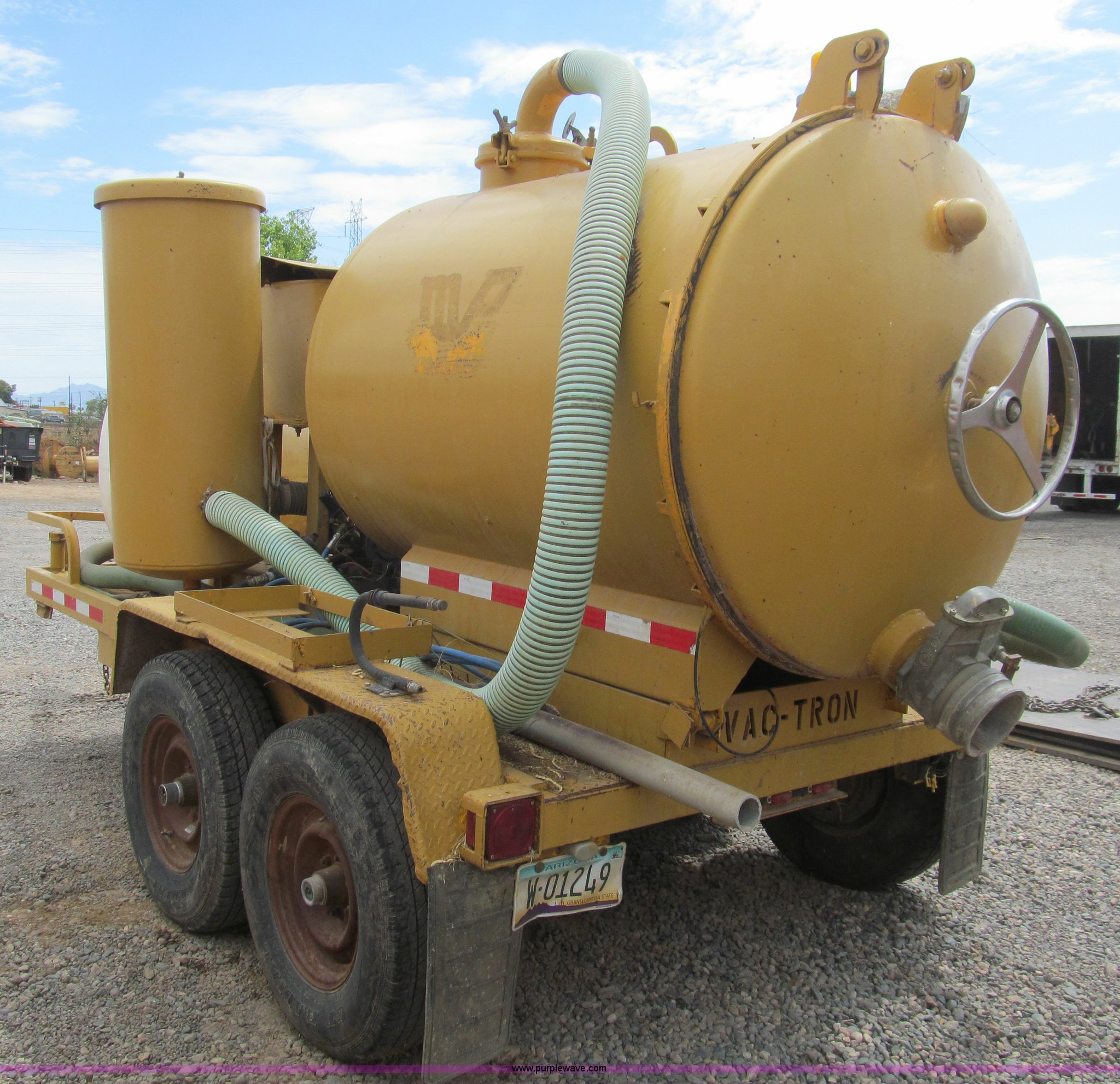 1999 Vactron PMD500GT vacuum trailer in Peoria, AZ Item H8917 sold