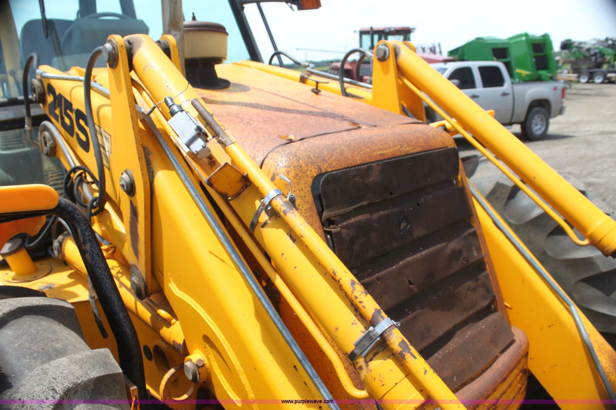 1992 JCB 215S backhoe in Emporia, KS Item I7318 sold Purple Wave
