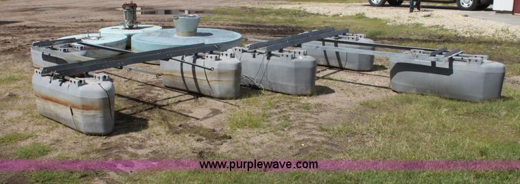 image for item AJ9403 Flotation mounts removed from waste water treatment plant