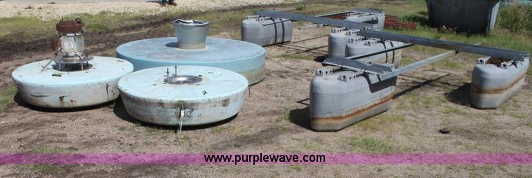 image for item AJ9403 Flotation mounts removed from waste water treatment plant