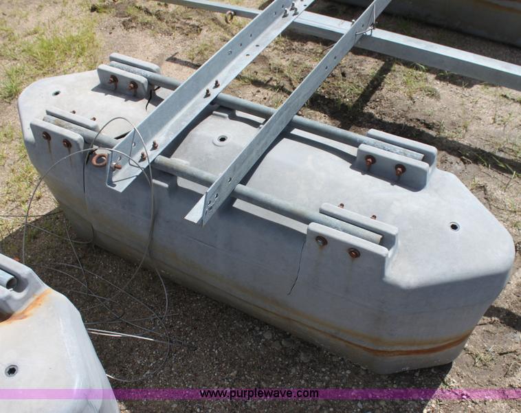 image for item AJ9403 Flotation mounts removed from waste water treatment plant