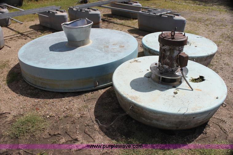 image for item AJ9403 Flotation mounts removed from waste water treatment plant