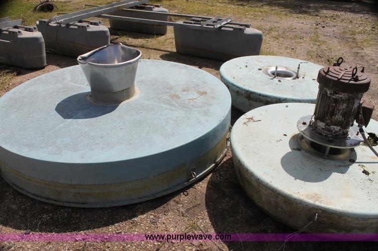 image for item AJ9403 Flotation mounts removed from waste water treatment plant