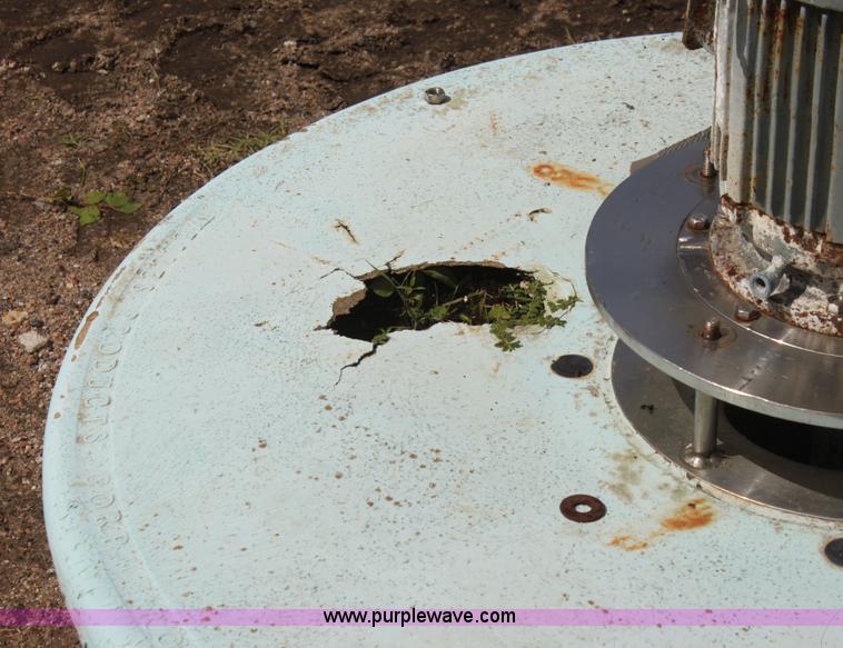 image for item AJ9403 Flotation mounts removed from waste water treatment plant