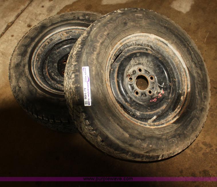 image for item AJ9406 (2) Goodyear tires and wheels
