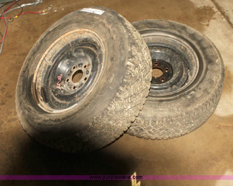 image for item AJ9406 (2) Goodyear tires and wheels