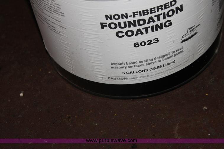 image for item AJ9409 (10) roof tile five gallon buckets of foundation coating
