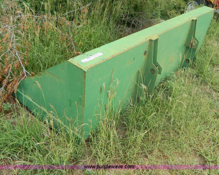 image for item AX9724 Shop built loader bucket