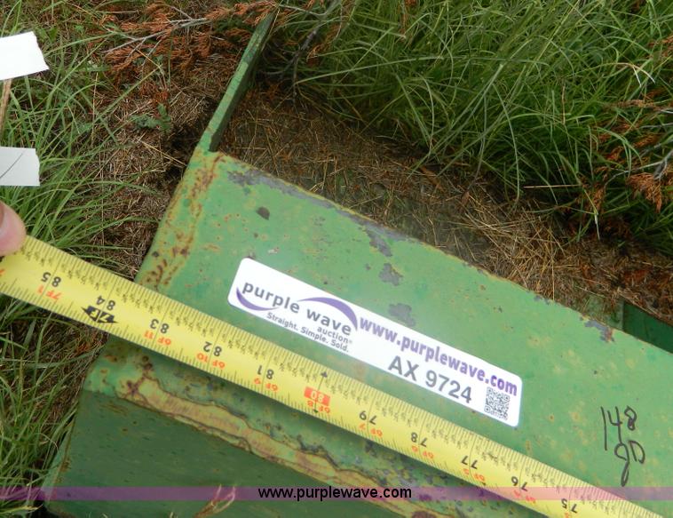 image for item AX9724 Shop built loader bucket