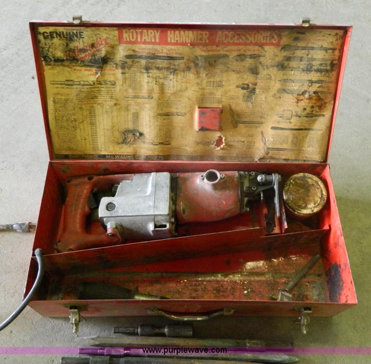 image for item AX9734 Milwaukee rotary hammer drill