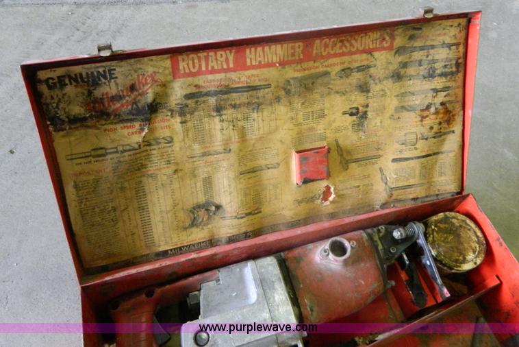 image for item AX9734 Milwaukee rotary hammer drill