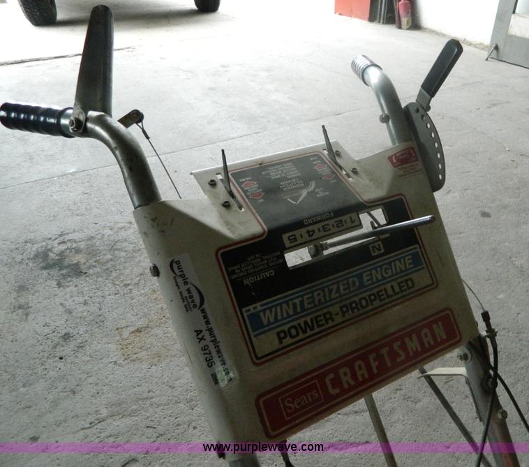 image for item AX9735 Sears 32" snow blower