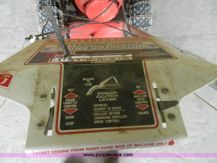 image for item AX9735 Sears 32" snow blower