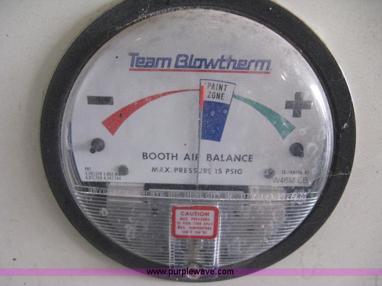 image for item AX9968 2002 Blowtherm Ultra XL 37092 paint booth