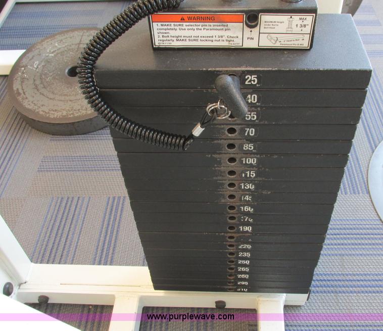 image for item AZ9611 (15) assorted weight, strength, and fitness machines