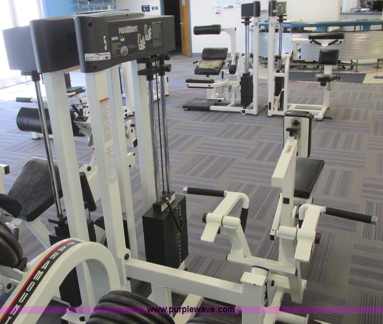 image for item AZ9611 (15) assorted weight, strength, and fitness machines