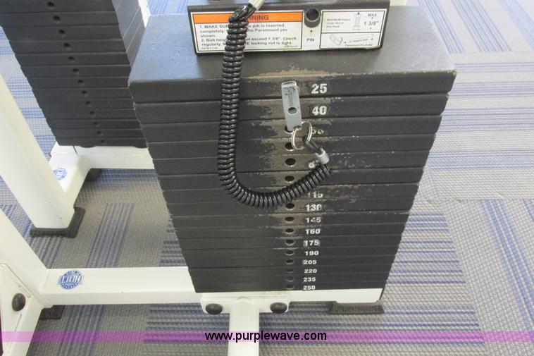 image for item AZ9611 (15) assorted weight, strength, and fitness machines