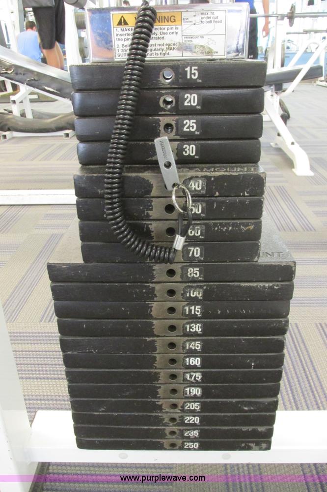 image for item AZ9611 (15) assorted weight, strength, and fitness machines