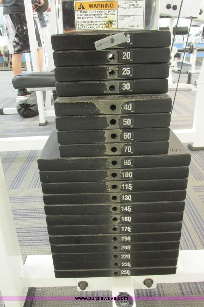 image for item AZ9611 (15) assorted weight, strength, and fitness machines