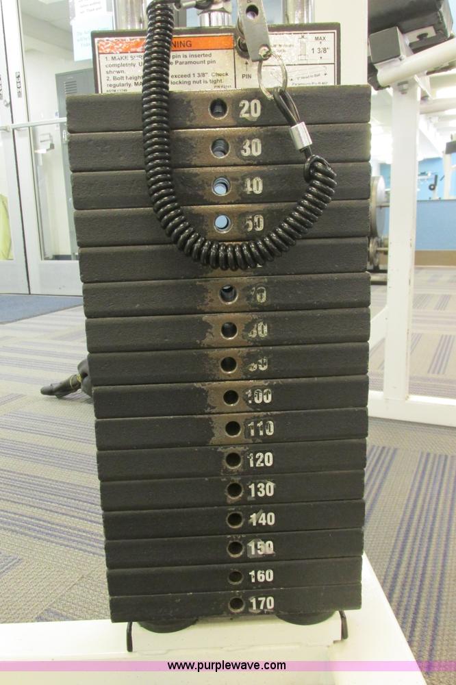 image for item AZ9611 (15) assorted weight, strength, and fitness machines