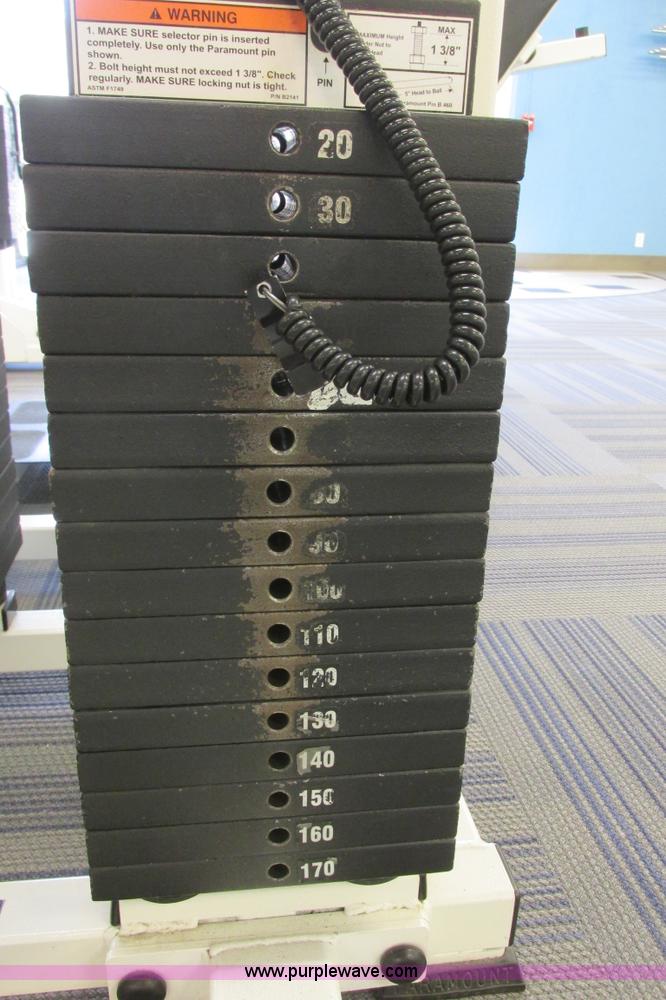 image for item AZ9611 (15) assorted weight, strength, and fitness machines