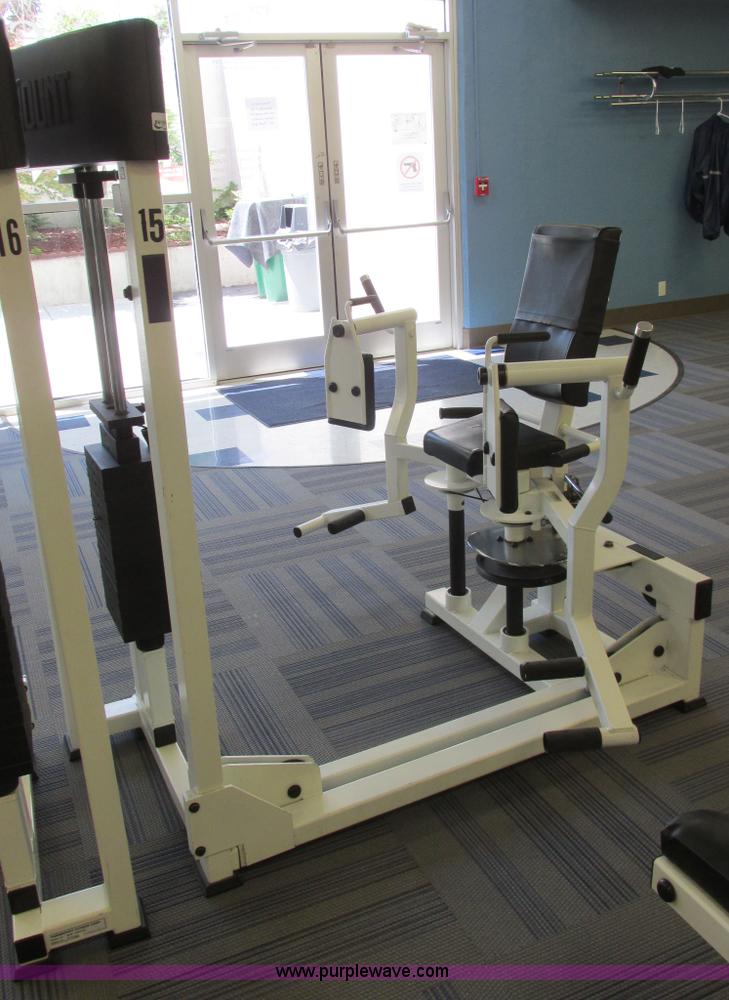 image for item AZ9611 (15) assorted weight, strength, and fitness machines