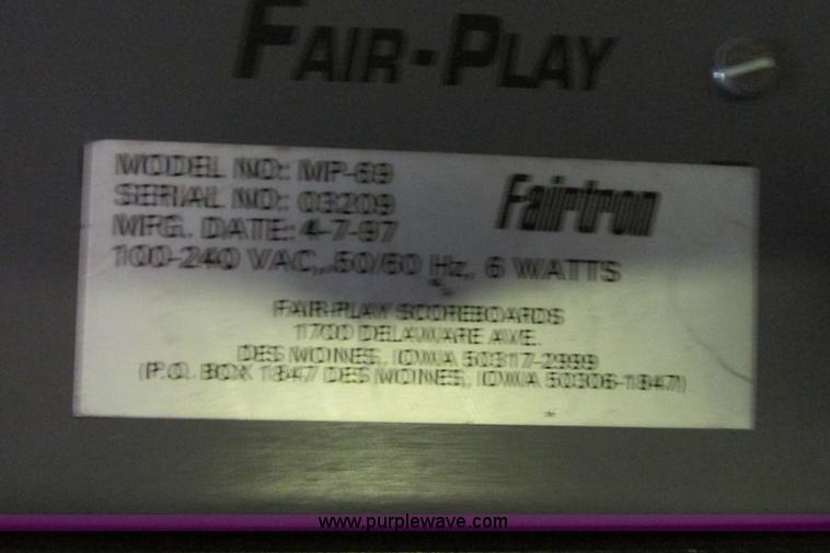 image for item AZ9638 Nevco 2-2000 scoreboard