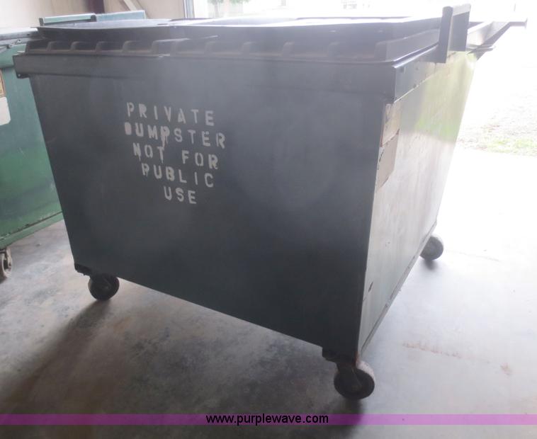 image for item D2096 (5) Hill steel trash dumpsters