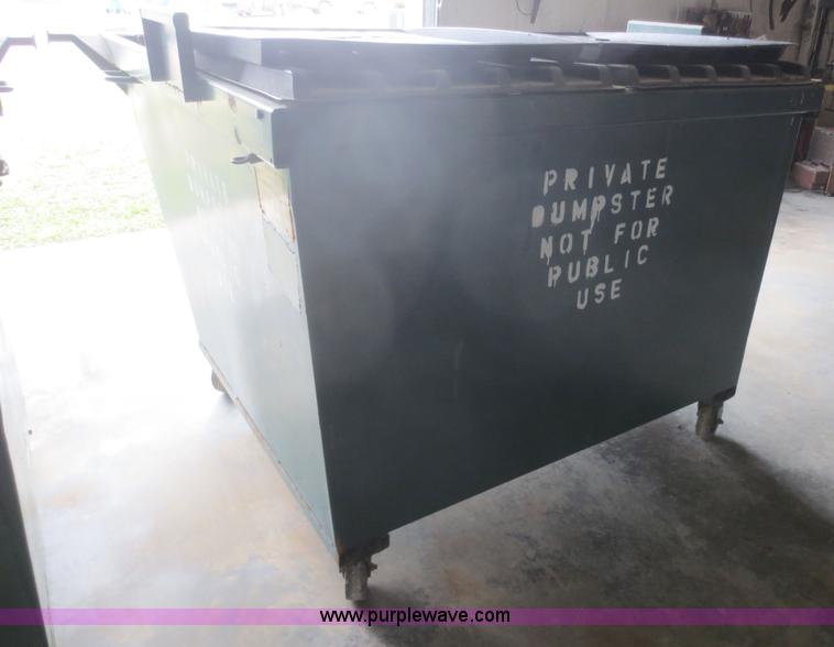 image for item D2096 (5) Hill steel trash dumpsters