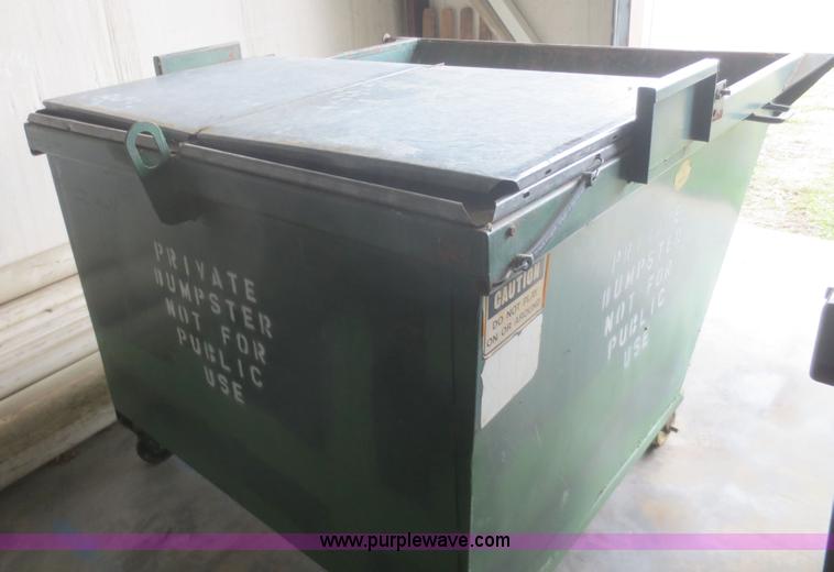 image for item D2096 (5) Hill steel trash dumpsters