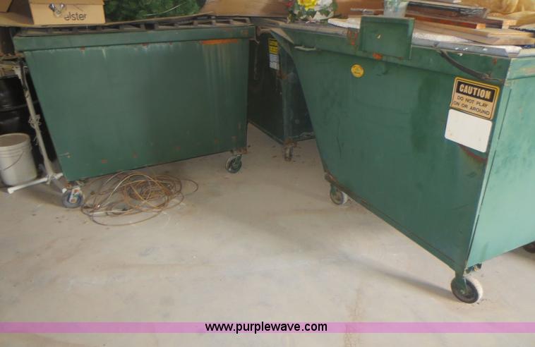 image for item D2096 (5) Hill steel trash dumpsters