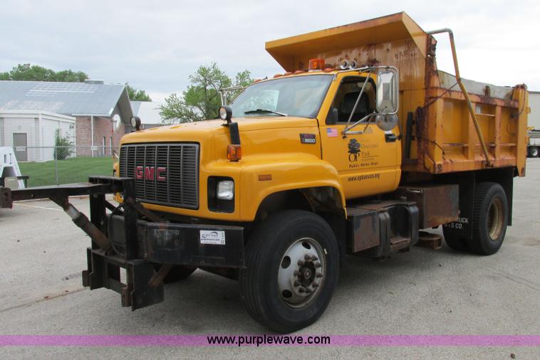 image for item F4898 1997 GMC C8500 dump truck