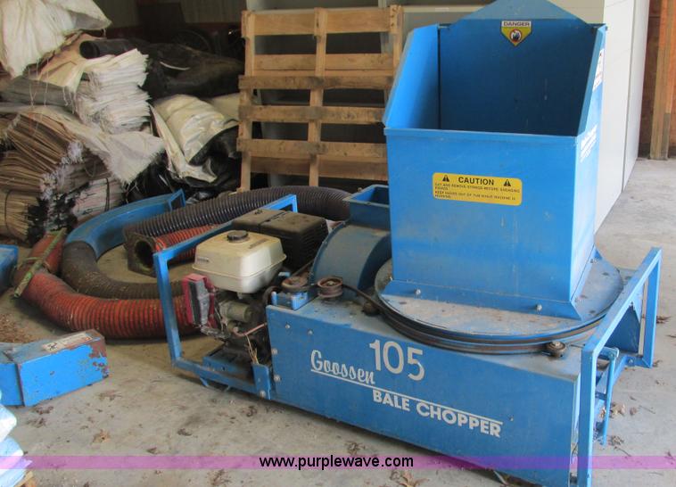 image for item G9252 Goosen 105 bale processor