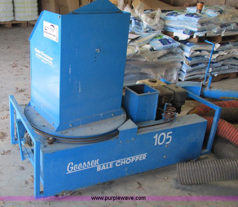 image for item G9252 Goosen 105 bale processor