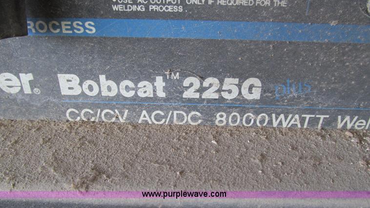 image for item G9258 Miller Bobcat 225G welder generator