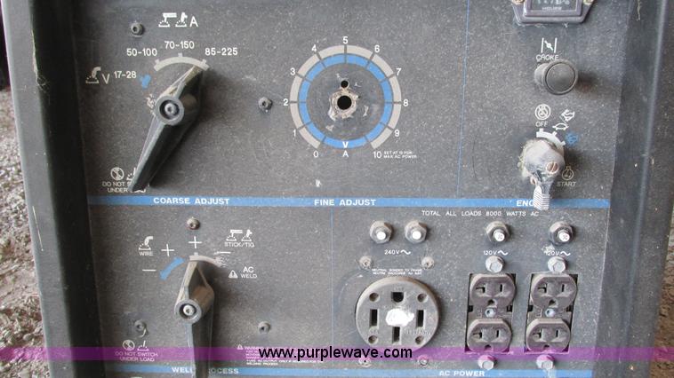 image for item G9258 Miller Bobcat 225G welder generator