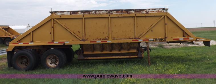 image for item H1803 1983 Ranch belly dump trailer