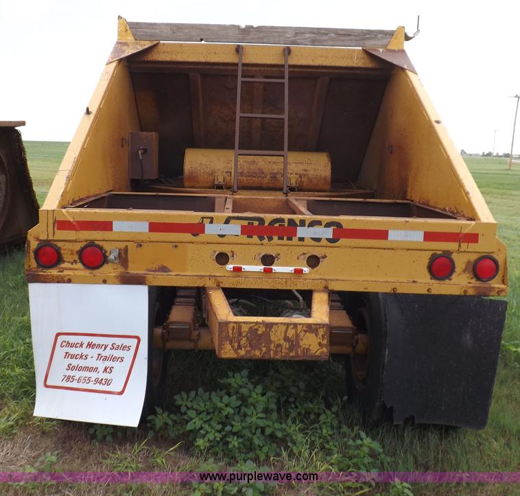 image for item H1803 1983 Ranch belly dump trailer