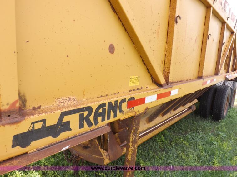 image for item H1803 1983 Ranch belly dump trailer